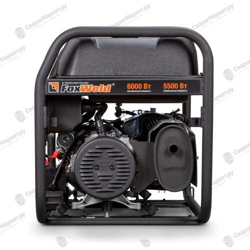 Генератор бензиновый Foxweld Expert G6900E TwinPower 6 кВт/9,4 кВА в компл. с блоком автоматики-8