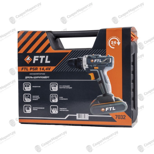 Аккумуляторная дрель-шуруповерт FTL PSR 14,4V-9