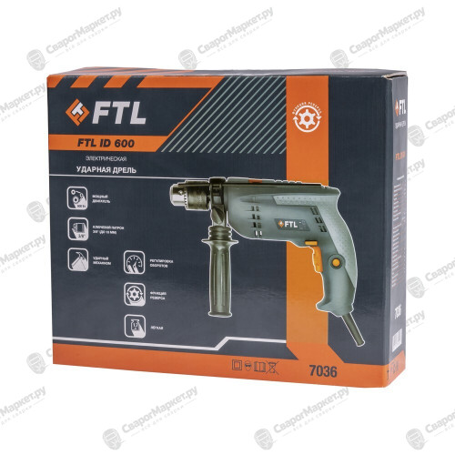 Сетевая ударная дрель FTL ID 600-8