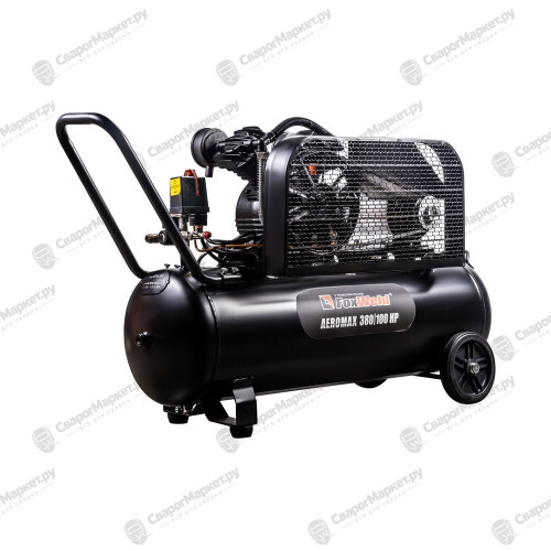 Компрессор масляный ременной FoxWeld AEROMAX 380/100 HP-2