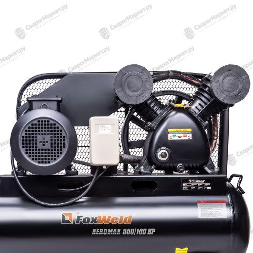 Компрессор масляный ременной FoxWeld AEROMAX 550/100 HP-4