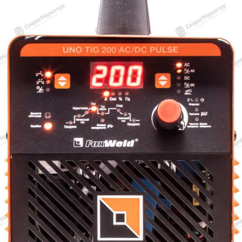 Аппарат аргонодуговой сварки FoxWeld UNO TIG 200 AC/DC PULSE-4