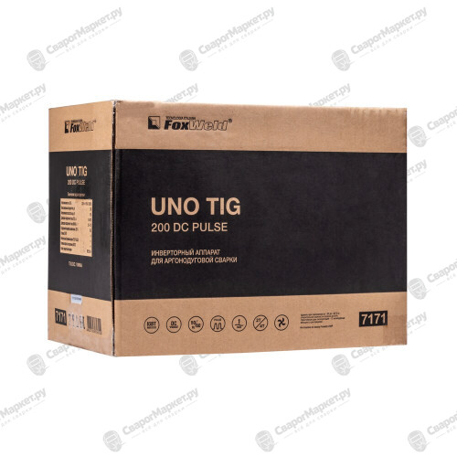 Аппарат аргонодуговой сварки FoxWeld UNO TIG 200 DC PULSE-8