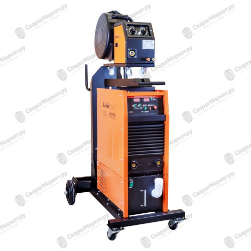 Сварочный полуавтомат FoxWeld UNO MIG 500 DOUBLE PULSE (Источник питания+МП+Тележка+БЖО - 2 упак.)