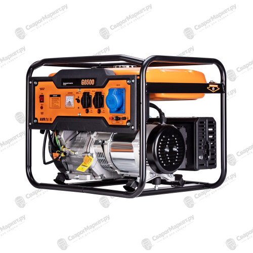 Бензиновый генератор FoxWeld Standart G6500-2