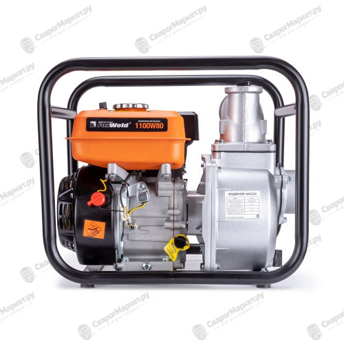 Мотопомпа бензиновая FoxWeld 1100W80-2
