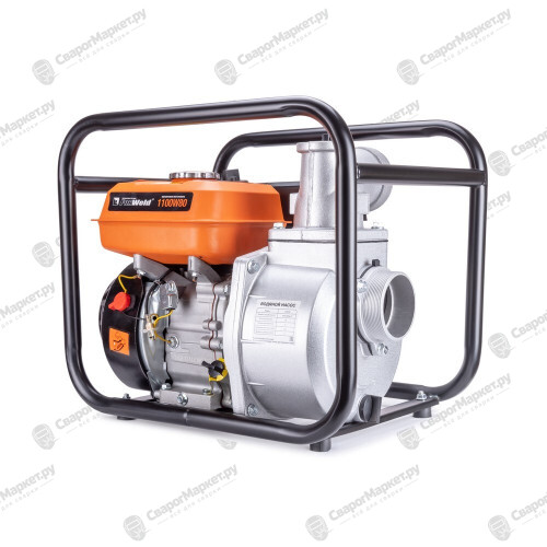 Мотопомпа бензиновая FoxWeld 1100W80-3