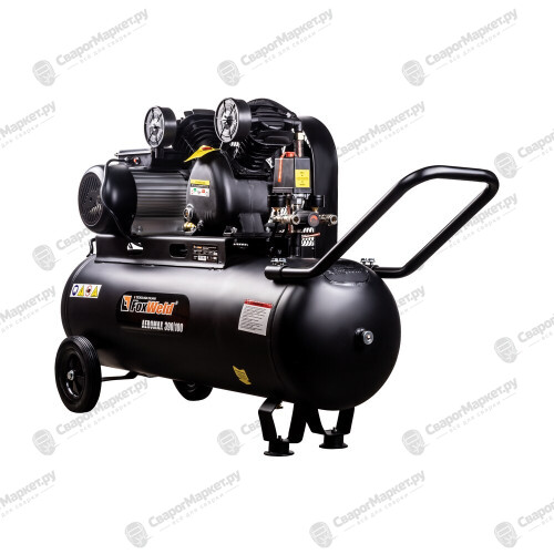 Компрессор масляный ременной FoxWeld AEROMAX 390/100