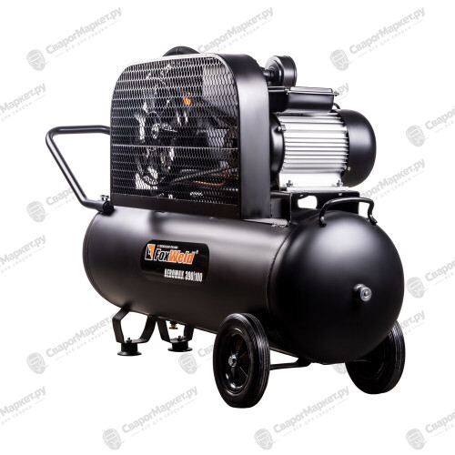 Компрессор масляный ременной FoxWeld AEROMAX 390/100-1