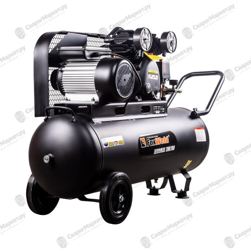 Компрессор масляный ременной FoxWeld AEROMAX 390/100-2