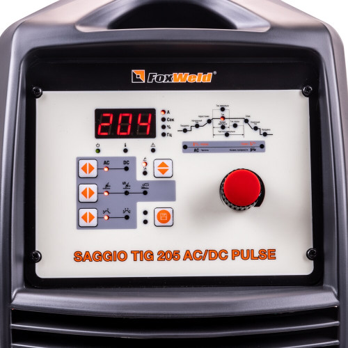Аппарат аргонодуговой сварки FoxWeld SAGGIO TIG 205 AC/DC Pulse-5