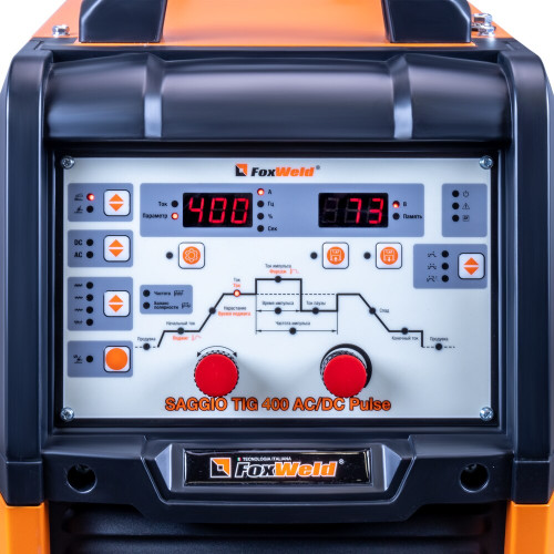 Аппарат аргонодуговой сварки FoxWeld SAGGIO TIG 400 AC/DC Pulse-3