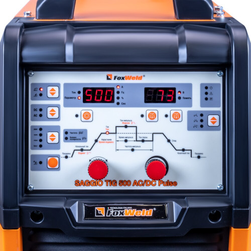 Аппарат аргонодуговой сварки FoxWeld SAGGIO TIG 500 AC/DC Pulse-3