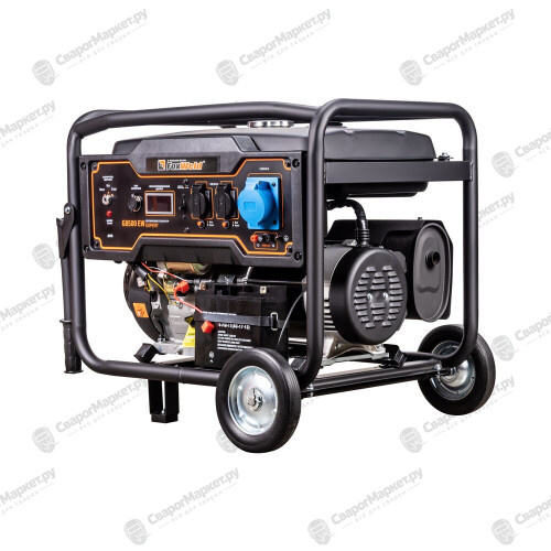 Бензиновый генератор FoxWeld Expert G8500 EW в компл. с блоком автоматики-3