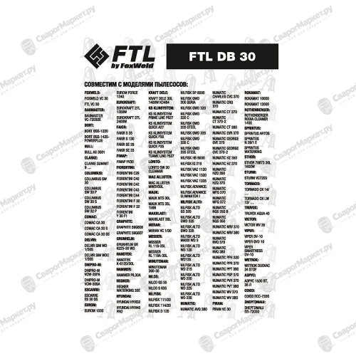 Мешок-пылесборник FTL DB 30 (комплект 5 шт.)-3
