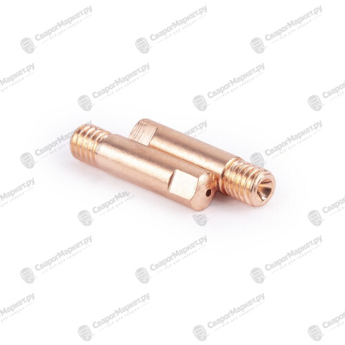Наконечник FoxWeld М6х25х1.0 прямой (AL) (141.0006/MD0009-60)-2