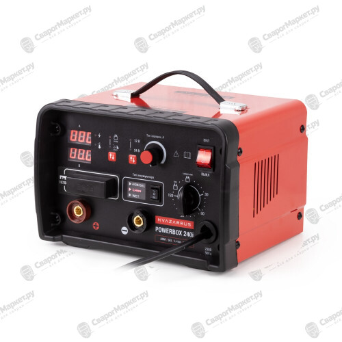Инверторное пуско-зарядное устройство KVAZARRUS PowerBox 240i, таймер, пластиковый кейс-1
