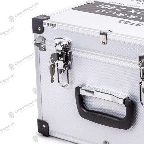 Инверторное пуско-зарядное устройство KVAZARRUS PowerBox 240i, таймер, алюминиевый кейс-7