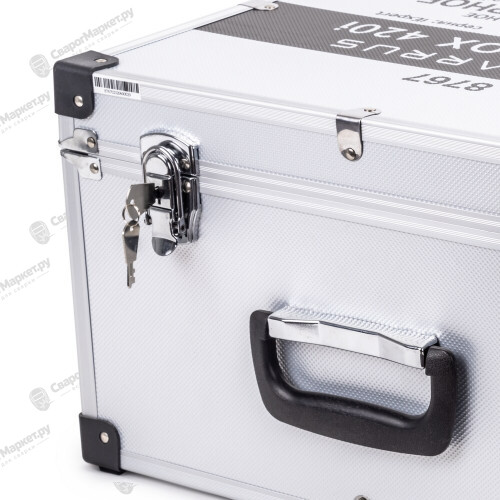 Инверторное пуско-зарядное устройство KVAZARRUS PowerBox 420i, таймер, алюминиевый кейс-7