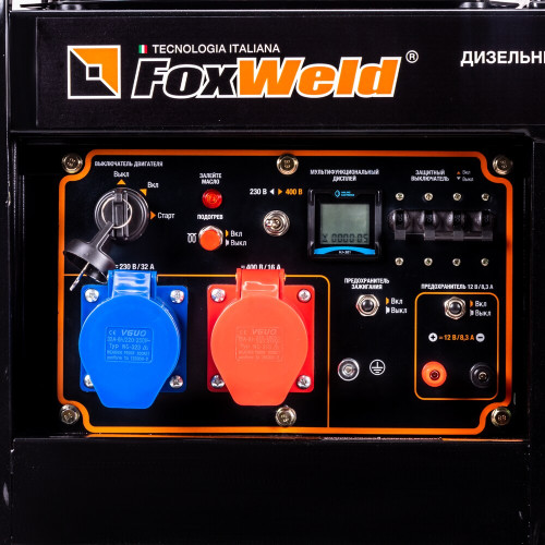 Дизельный генератор FoxWeld Expert D5500-3 HP-6
