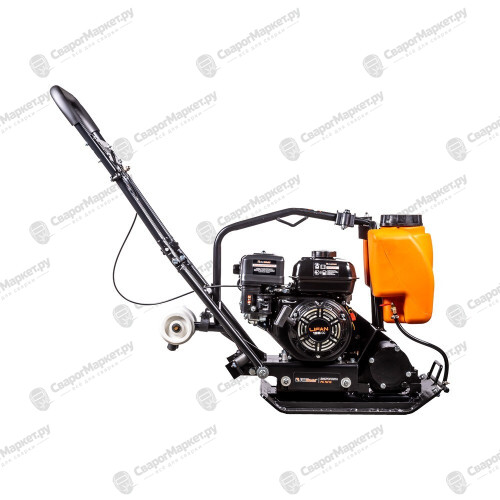 Виброплита FoxWeld PC 70/10, прямоходная, двигатель Lifan 168F-2, вес 70 кг, центробежная сила 10 кН, бак с водой, траспорт. колёса-2