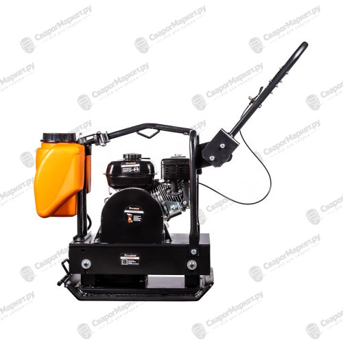 Виброплита FoxWeld PC 100/30, прямоходная, двигатель Lifan 168F-2, вес 100 кг, центробежная сила 30 кН, бак с водой, транспорт. колёса-5