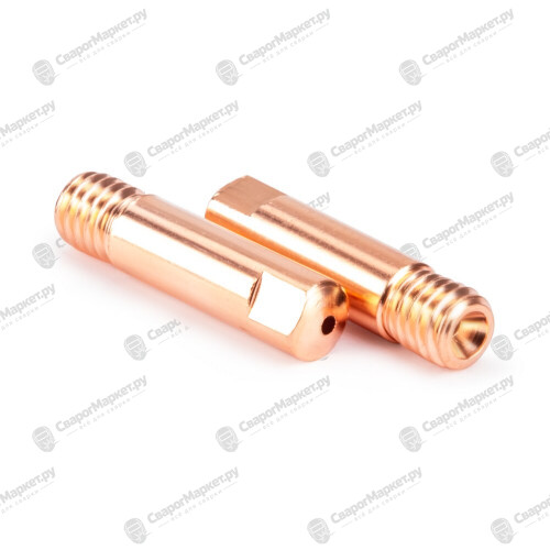 Наконечник М6х25х1.0 прямой (AL) (141.0006/MD0009-60) VARTEG-2