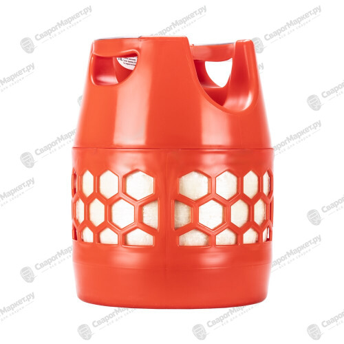 Баллон полимерно-композитный газовый, красный, 12 л (LPG/СУГ) FoxWeld RSV Composite-1