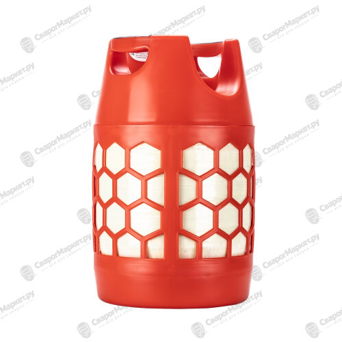 Баллон полимерно-композитный газовый, красный, 18 л (LPG/СУГ) FoxWeld RSV Composite-1