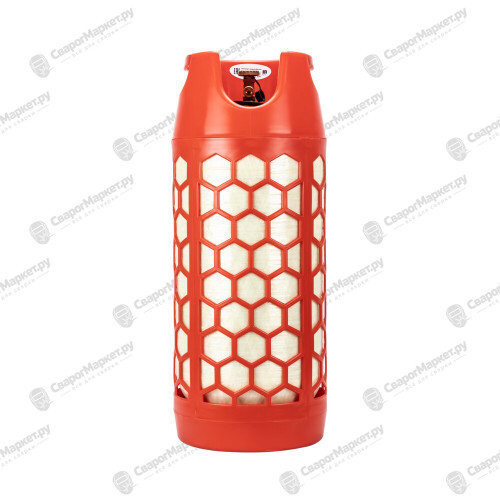 Баллон полимерно-композитный газовый, красный, 33 л (LPG/СУГ) FoxWeld RSV Composite