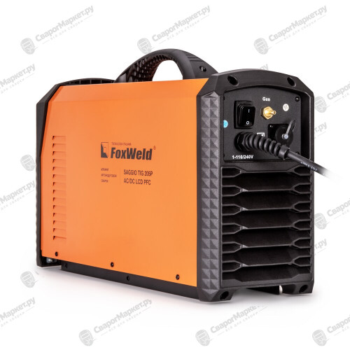 Аппарат аргонодуговой сварки FoxWeld SAGGIO TIG 205P AC/DC LCD PFC-3