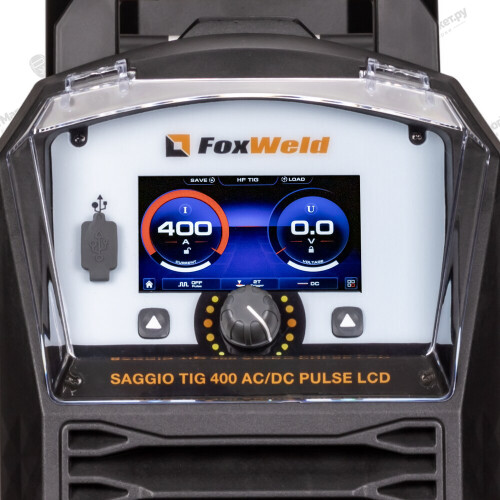 Аппарат аргонодуговой сварки FoxWeld SAGGIO TIG 400 AC/DC PULSE LCD-5