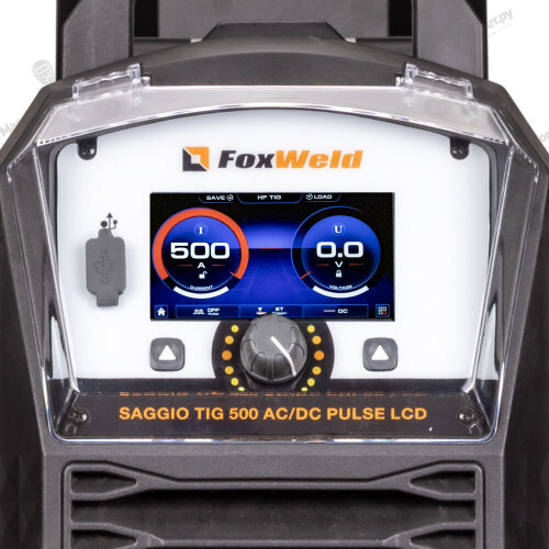 Аппарат аргонодуговой сварки FoxWeld SAGGIO TIG 500 AC/DC PULSE LCD-5