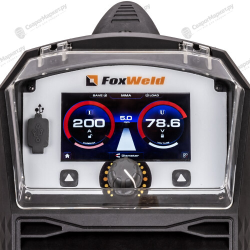 Сварочный полуавтомат FoxWeld SAGGIO MIG 200-S DP LCD PFC-5