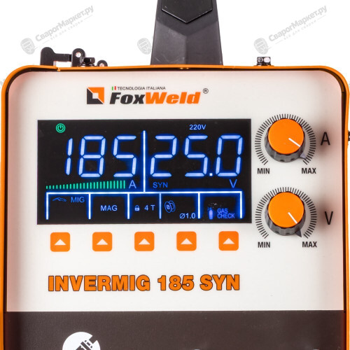 Сварочный полуавтомат FoxWeld Invermig 185 SYN-8