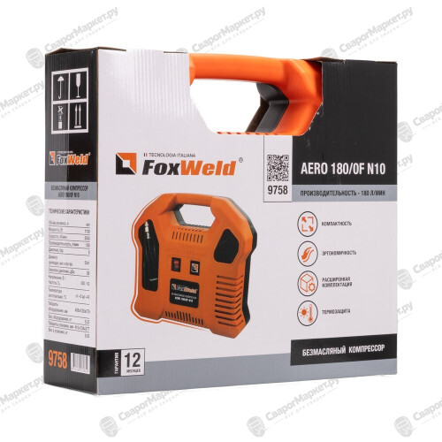 Компрессор безмасляный FoxWeld AERO 180/0F N10-7