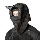 Маска сварщика из спилка FoxWeld