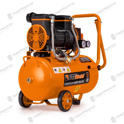 Компрессор безмасляный FoxWeld AERO 250/24F-3