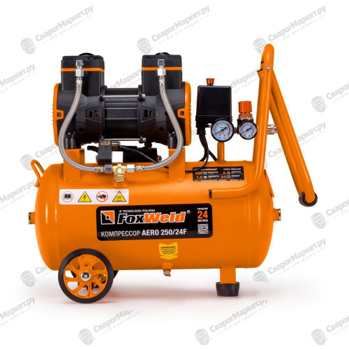 Компрессор безмасляный FoxWeld AERO 250/24F-4