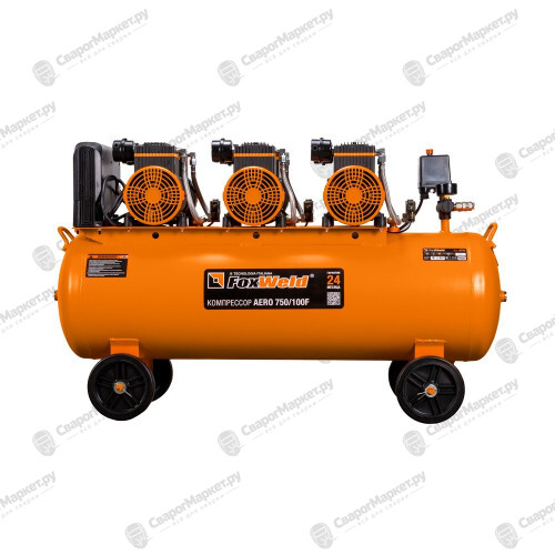 Компрессор безмасляный FoxWeld AERO 750/100F-5