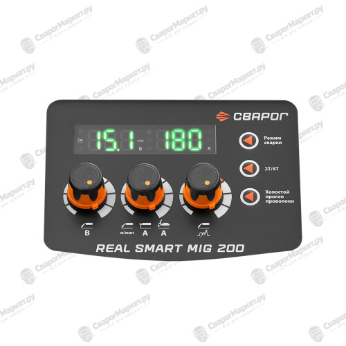 Сварочный полуавтомат Сварог REAL SMART MIG 200 (N2A5)-4