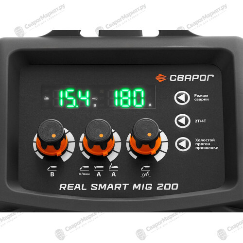 Сварочный полуавтомат Сварог REAL SMART MIG 200 BLACK (N2A5)-4
