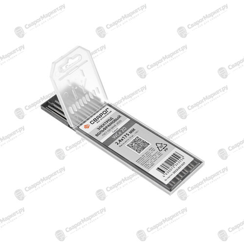 Вольфрамовый электрод WZr 8 Ø2.4×175