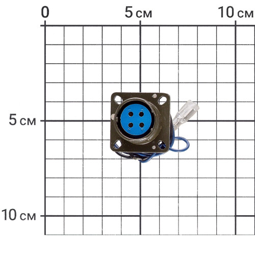 Разъём 4 pin панельный (гнездо)