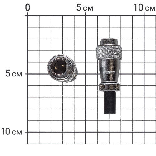 Разъём 2 pin кабельный (MZ-1250)