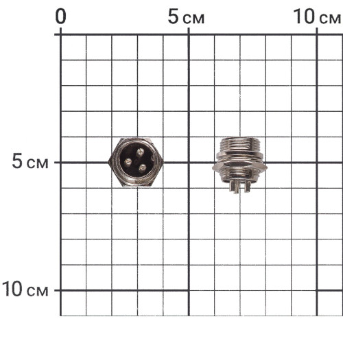 Разъём 3 pin панель