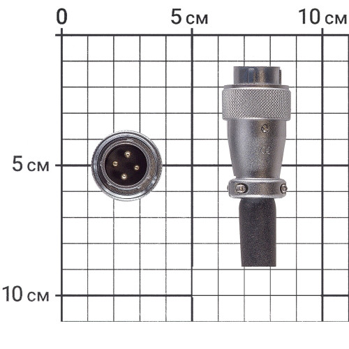 Разъём 4 pin-20 кабельный MZ