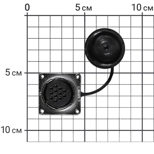 Разъём 12 pin панельный мама