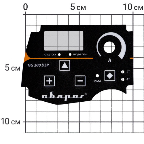 Накладка на переднюю панель TIG200DSP(W207)