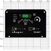 Накладка на лицевую панель TIG400P(W322)